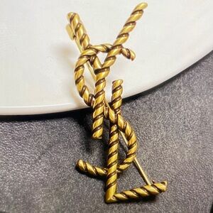 YSL Rope Brooch